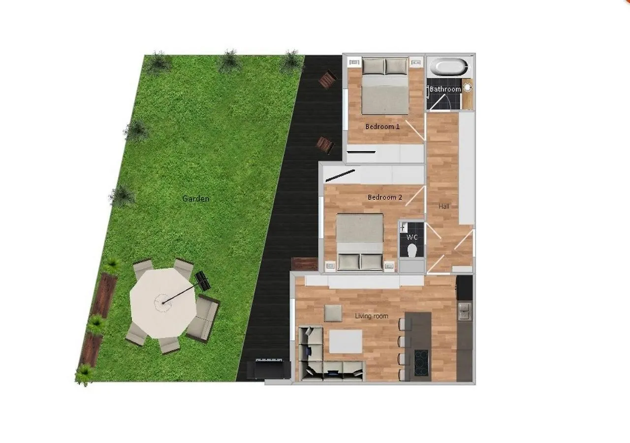 Krejcarek Garden Apartment Prag